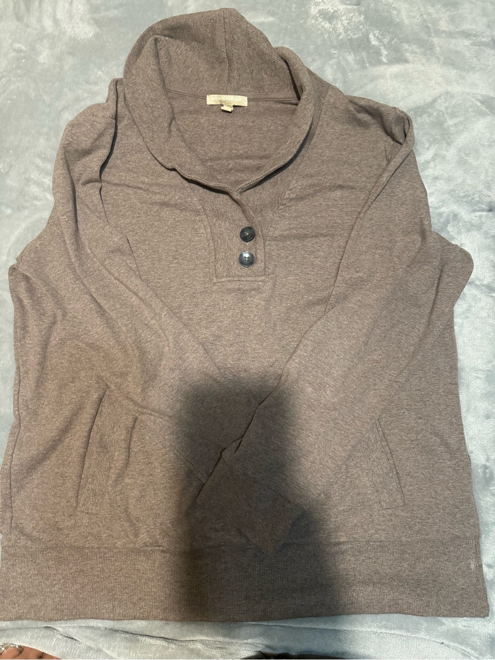 Banana Republic Heathered Brown Pullover